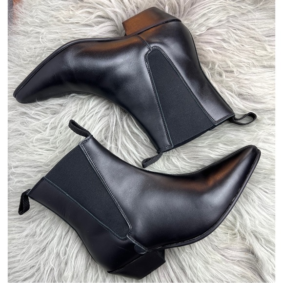 Underground England Chelsea Boots - Black Leather UK Size 6 - Picture 5 of 13